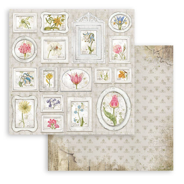 Stamperia GARDEN HOUSE 12x12 Double Faced Paper 10 Sheets + Bonus #SBBL102