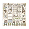 Stamperia GARDEN HOUSE 12x12 Double Faced Paper 10 Sheets + Bonus #SBBL102