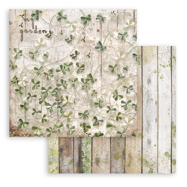 Stamperia GARDEN HOUSE 12x12 Double Faced Paper 10 Sheets + Bonus #SBBL102