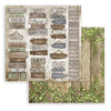 Stamperia GARDEN HOUSE 12x12 Double Faced Paper 10 Sheets + Bonus #SBBL102