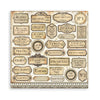 Stamperia SIR VAGABOND AVIATOR 12X12 Double Faced Paper 10 Sheets + Bonus #SBBL112