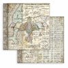 Stamperia SIR VAGABOND AVIATOR 12X12 Double Faced Paper 10 Sheets + Bonus #SBBL112