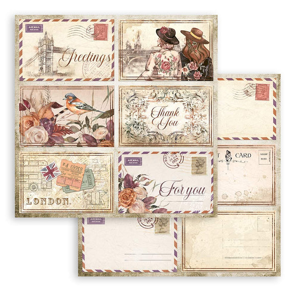 Stamperia OUR WAY 12X12 Double Faced Paper 10 Sheets + Bonus Sheets #SBBL115