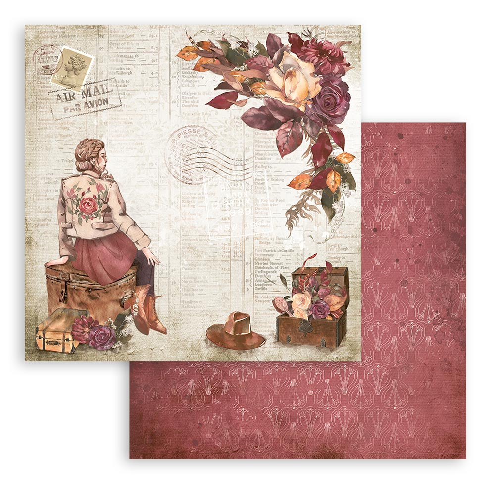 Stamperia OUR WAY 12X12 Double Faced Paper 10 Sheets + Bonus Sheets #SBBL115