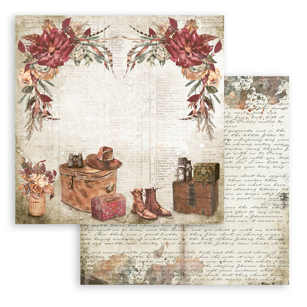 Stamperia OUR WAY 12X12 Double Faced Paper 10 Sheets + Bonus Sheets #SBBL115