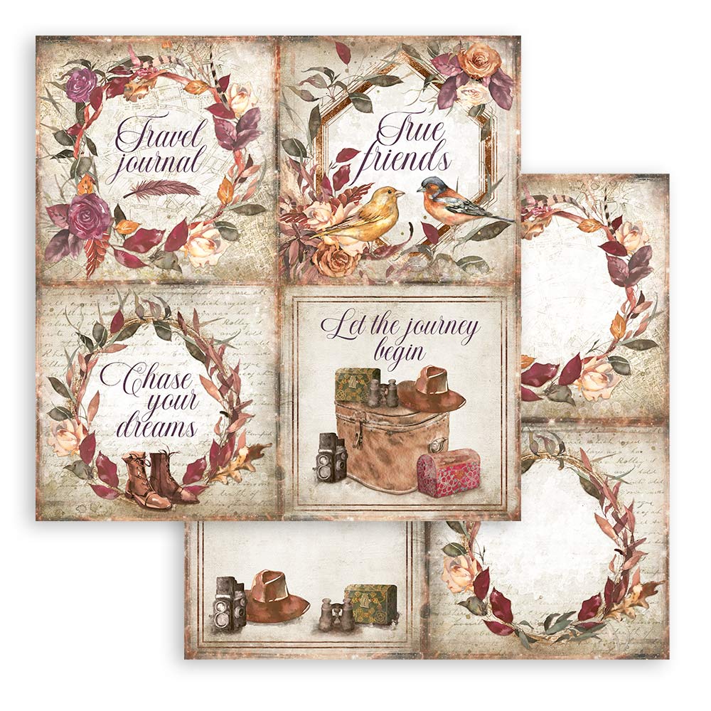 Stamperia OUR WAY 12X12 Double Faced Paper 10 Sheets + Bonus Sheets #SBBL115