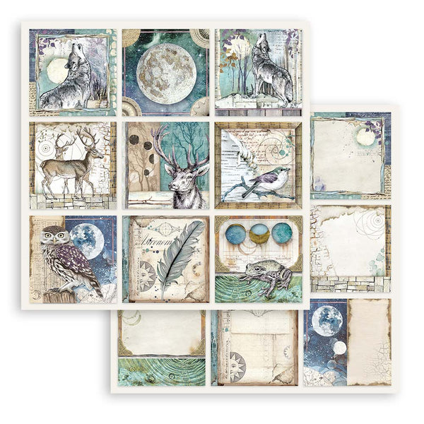 Stamperia COSMOS INFINITY 12X12 Double Faced Paper 10 Sheets + Bonus #SBBL118