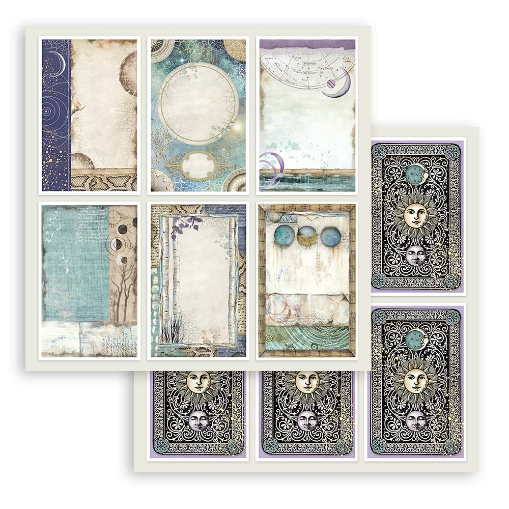 Stamperia COSMOS INFINITY 12X12 Double Faced Paper 10 Sheets + Bonus #SBBL118