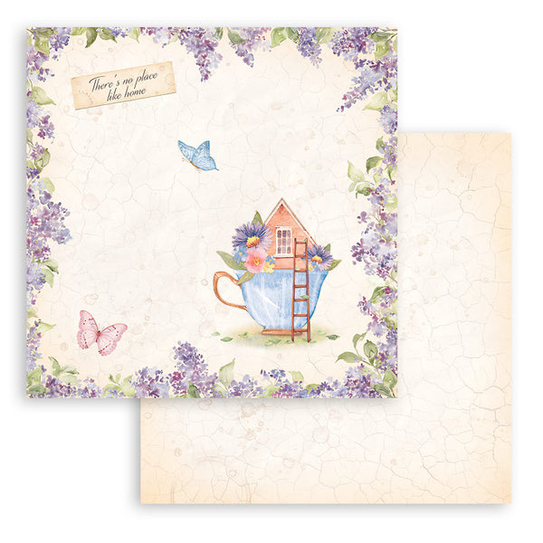 Stamperia Create Happiness WELCOME HOME 12X12 Double Faced Paper 10 Sheets + Bonus #SBBL129