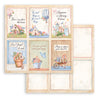 Stamperia Create Happiness WELCOME HOME 12X12 Double Faced Paper 10 Sheets + Bonus #SBBL129