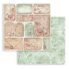 Stamperia SHABBY ROSE 12x12 Double Faced Scrapbook Paper 10 PCS + Bonus SBBL12