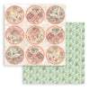 Stamperia SHABBY ROSE 12x12 Double Faced Scrapbook Paper 10 PCS + Bonus SBBL12