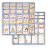 Stamperia Christmas WINTER VALLEY 12x12 Double Faced Scrapbook Paper 10 PCS+Bonus #SBBL139