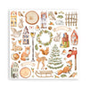 Stamperia Christmas WINTER VALLEY 12x12 Double Faced Scrapbook Paper 10 PCS+Bonus #SBBL139
