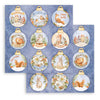 Stamperia Christmas WINTER VALLEY 12x12 Double Faced Scrapbook Paper 10 PCS+Bonus #SBBL139