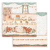 Stamperia ALL Around CHRISTMAS 12x12 Double Faced Scrapbook Paper 10 PCS+Bonus #SBBL140