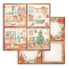 Stamperia ALL Around CHRISTMAS 12x12 Double Faced Scrapbook Paper 10 PCS+Bonus #SBBL140