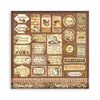 Stamperia COFFEE and CHOCOLATE 12x12 Double Faced Scrapbook Paper 10 PCS+Bonus #SBBL144