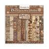 Stamperia maxi Backgrounds Selection packaging with coffee and chocolate theme