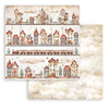 Stamperia GEAR UP FOR CHRISTMAS Maxi Background Selection 12x12 Double Faced Scrapbook Paper 10 PCS+Bonus #SBBL157