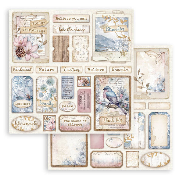 Stamperia Create Happiness DEWDROPS 12x12 Double Faced Scrapbook Paper 10 PCS+Bonus #SBBL163