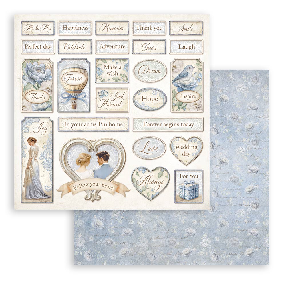 Stamperia TIMELESS 12x12 Double Faced Scrapbook Paper 10 PCS+Bonus #SBBL171