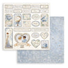 Stamperia TIMELESS 12x12 Double Faced Scrapbook Paper 10 PCS+Bonus #SBBL171