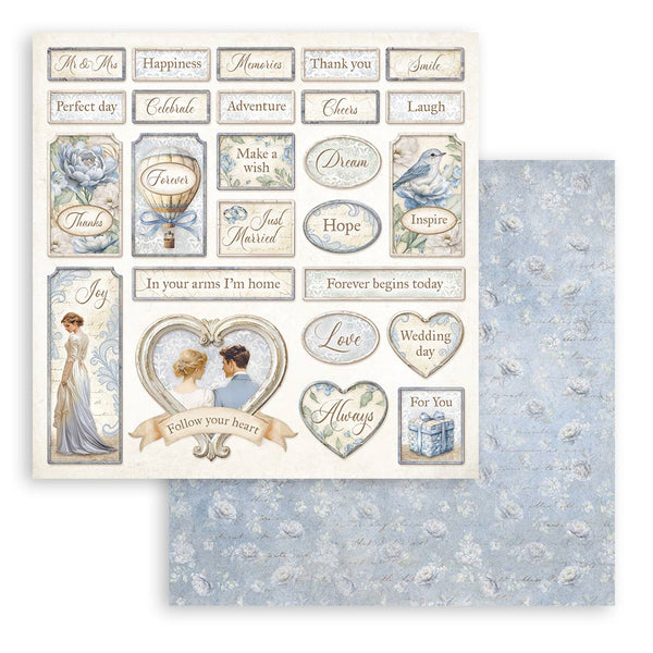 Stamperia TIMELESS 12x12 Double Faced Scrapbook Paper 10 PCS+Bonus #SBBL171
