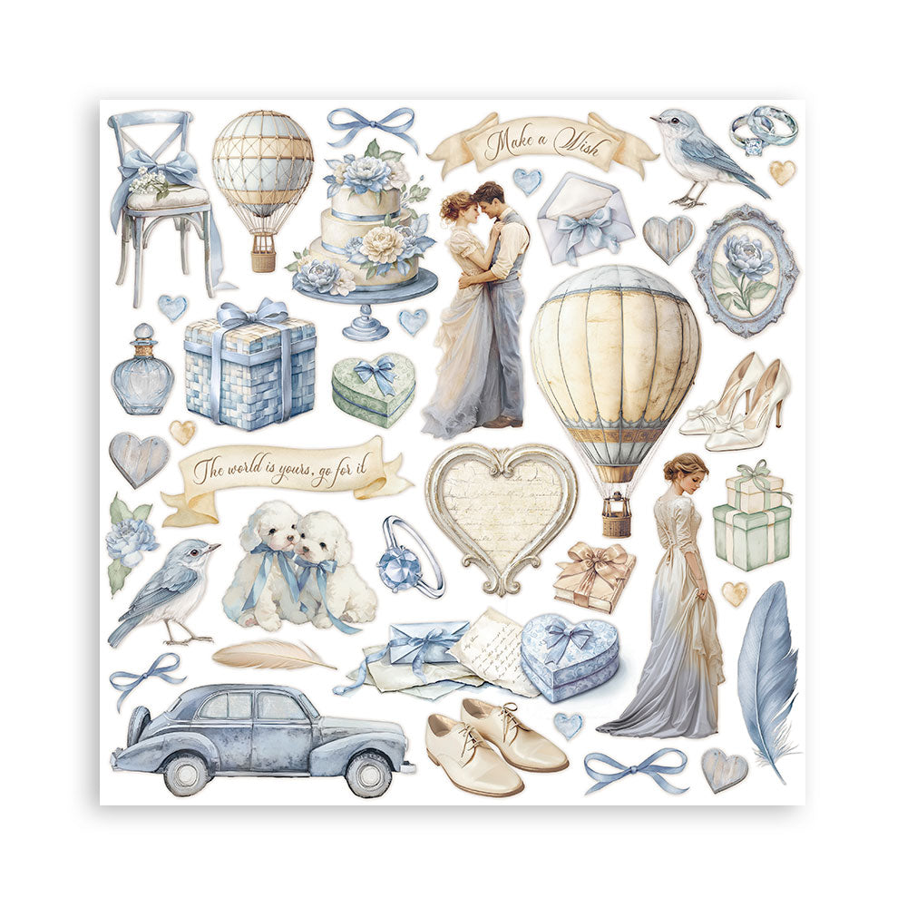 Stamperia TIMELESS 12x12 Double Faced Scrapbook Paper 10 PCS+Bonus #SBBL171