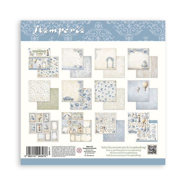 Stamperia TIMELESS 12x12 Double Faced Scrapbook Paper 10 PCS+Bonus #SBBL171