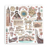 Stamperia VENICE CITY OF ART 12x12 Double Faced Scrapbook Paper 10 PCS+Bonus #SBBL172