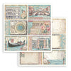 Stamperia VENICE CITY OF ART 12x12 Double Faced Scrapbook Paper 10 PCS+Bonus #SBBL172