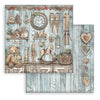 Stamperia THE OWL'S HOUSE Christmas 12x12 Double Faced Scrapbook Paper 10 PCS+Bonus #SBBL174