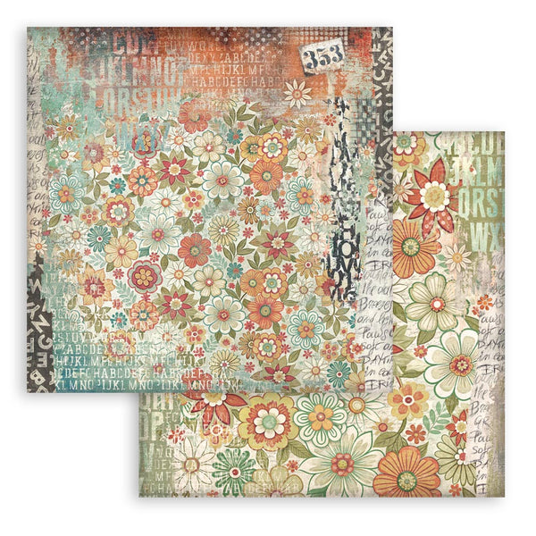 Stamperia FURRY FRIENDS Maxi Backgrounds 12x12 Double Faced Scrapbook Paper 10 PCS+Bonus #SBBL177