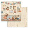 Stamperia FAMILY 12x12 Double Faced Scrapbook Paper 10 PCS+Bonus #SBBL181