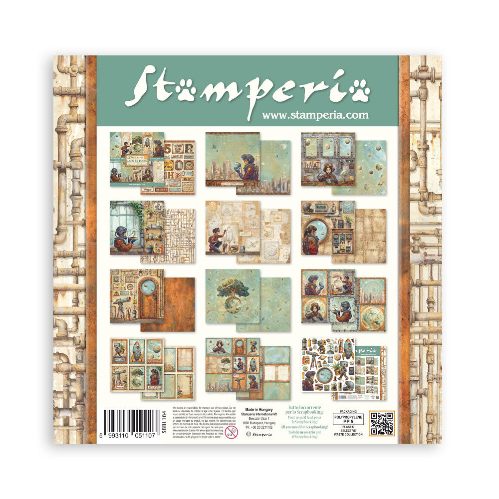 Stamperia A NEW BEGINNING 12x12 Double Faced Scrapbook Paper 10 PCS+Bonus #SBBL184