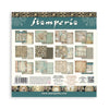 Stamperia GARDENS OF TIME BACKGROUNDS 12x12 Double Faced Scrapbook Paper 10 PCS+Bonus #SBBL186