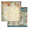 Stamperia GARDENS OF TIME BACKGROUNDS 12x12 Double Faced Scrapbook Paper 10 PCS+Bonus #SBBL186