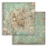 Stamperia GARDENS OF TIME BACKGROUNDS 12x12 Double Faced Scrapbook Paper 10 PCS+Bonus #SBBL186