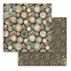 Stamperia GARDENS OF TIME BACKGROUNDS 12x12 Double Faced Scrapbook Paper 10 PCS+Bonus #SBBL186