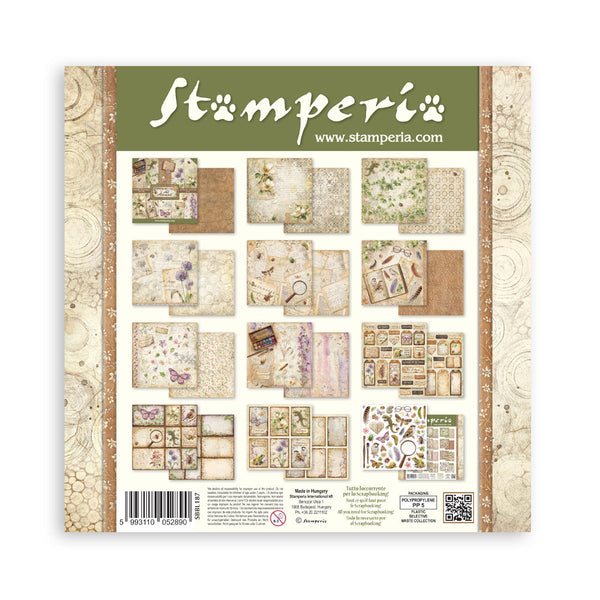 Stamperia ALL AROUND 12x12 Double Faced Scrapbook Paper 10 PCS+Bonus #SBBL187