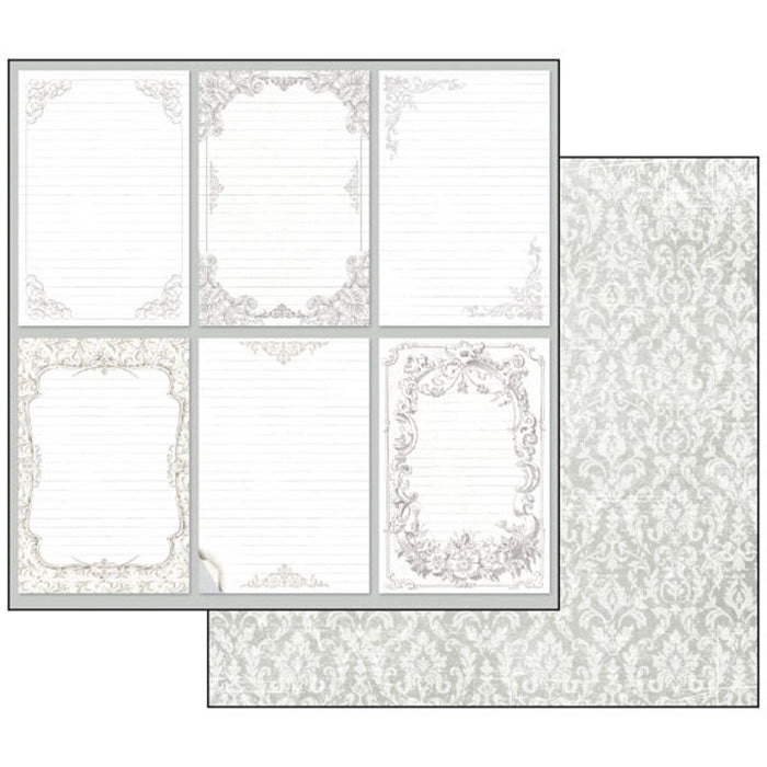Stamperia WEDDING 12X12 Double Faced Paper 10 Sheets + Bonus #SBBL18