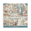 Stamperia WHITE CHRISTMAS 12x12 Double Faced Scrapbook Paper 10 PCS+Bonus #SBBL190