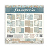 Stamperia WHITE CHRISTMAS Backgrounds 12x12 Double Faced Scrapbook Paper 10 PCS+Bonus #SBBL191