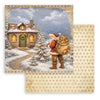 Stamperia SILENT NIGHT - CHRISTMAS 12x12 Double Faced Scrapbook Paper 10 PCS+Bonus #SBBL192