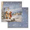 Stamperia SILENT NIGHT - CHRISTMAS 12x12 Double Faced Scrapbook Paper 10 PCS+Bonus #SBBL192
