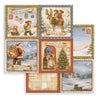 Stamperia SILENT NIGHT - CHRISTMAS 12x12 Double Faced Scrapbook Paper 10 PCS+Bonus #SBBL192