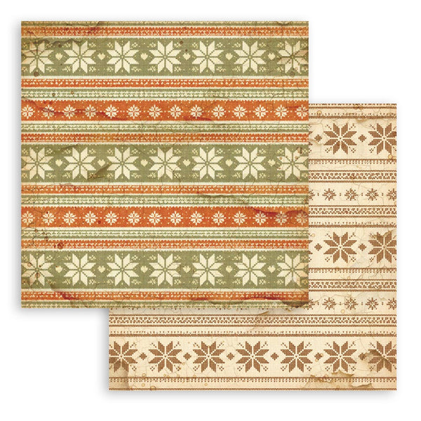 Stamperia SILENT NIGHT - Christmas BACKGROUNDS 12x12 Double Faced Scrapbook Paper 10 PCS+Bonus #SBBL193