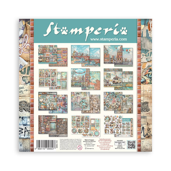 Stamperia FURRY FRIENDS 2 12x12 Double Faced Scrapbook Paper 10 PCS+Bonus #SBBL194