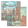 Stamperia FURRY FRIENDS 2 12x12 Double Faced Scrapbook Paper 10 PCS+Bonus #SBBL194